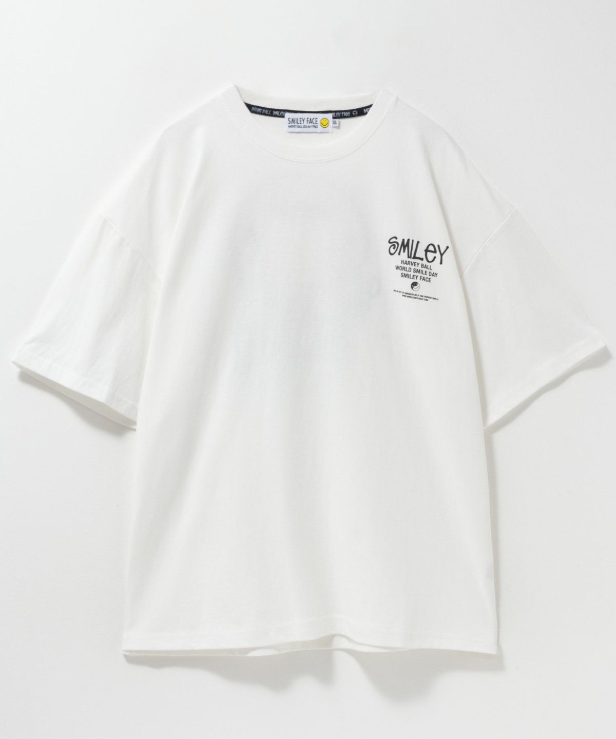 SMILEY FACE ワッペンTシャツ メンズ ネコポス 対応商品