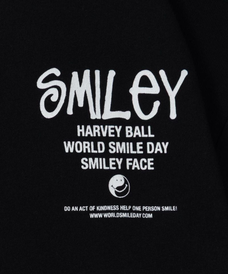 SMILEY FACE ワッペンTシャツ メンズ メール便 対応商品商品画像-7