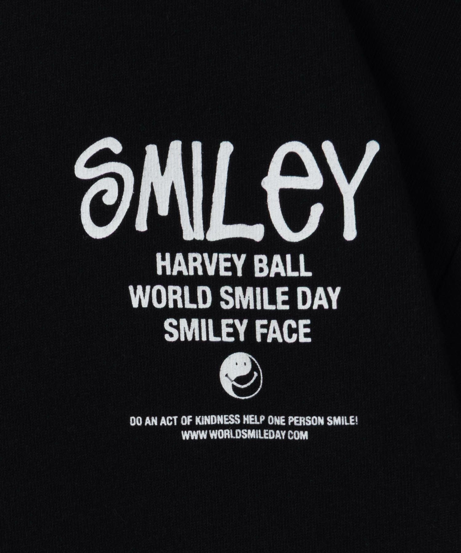 SMILEY FACE ワッペンTシャツ メンズ ネコポス 対応商品
