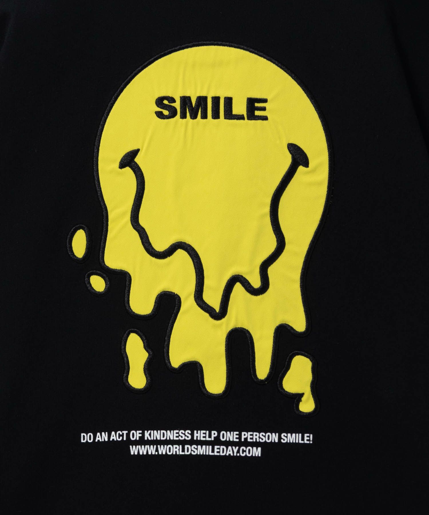 SMILEY FACE ワッペンTシャツ メンズ ネコポス 対応商品