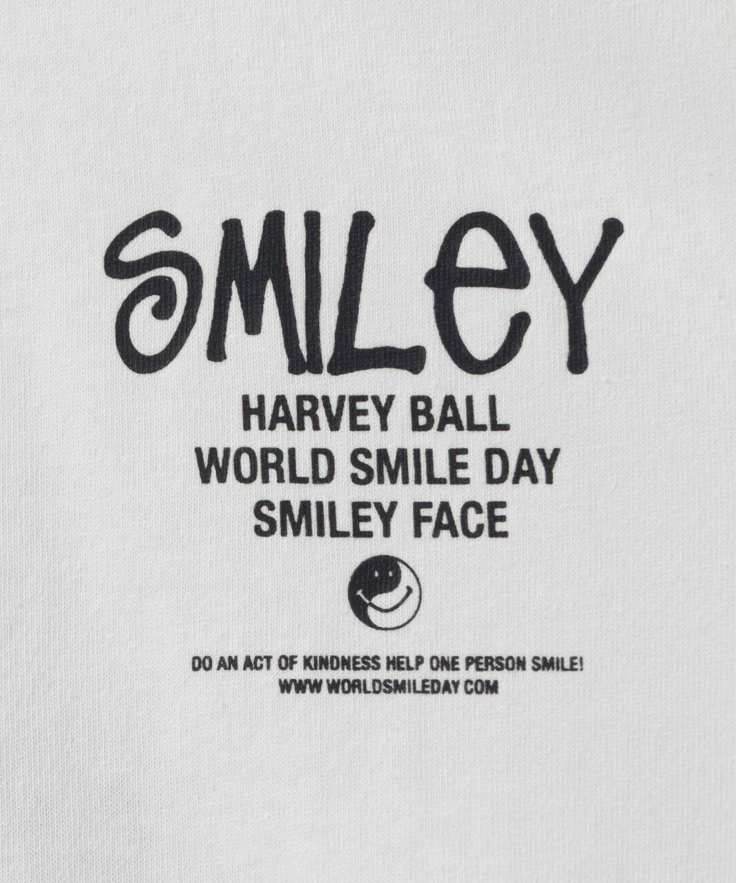 SMILEY FACE ワッペンTシャツ メンズ メール便 対応商品商品画像-9