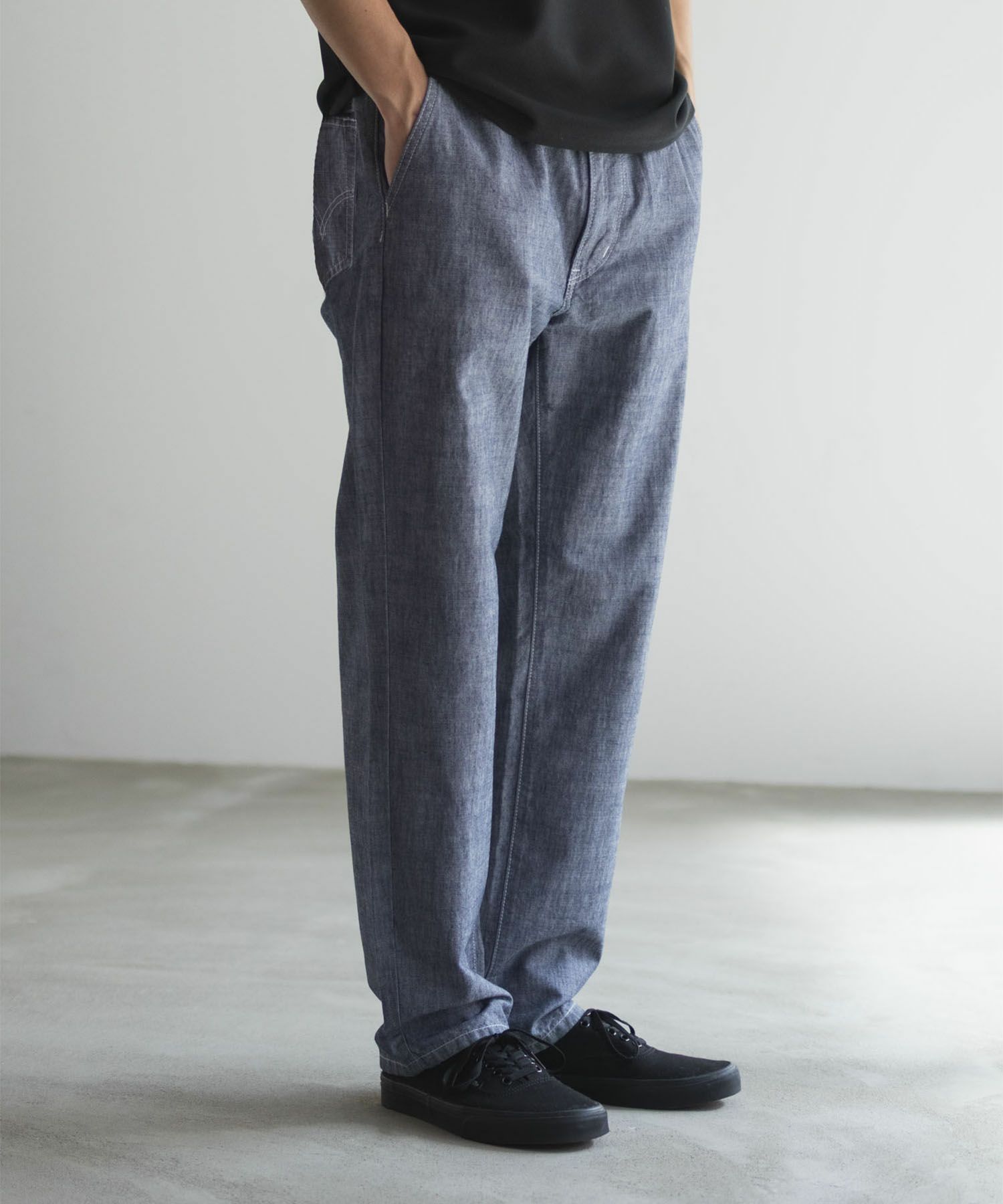 EDWIN  5ポケットデニムイージーパンツ レギュラーストレート メンズ商品サムネイル-3