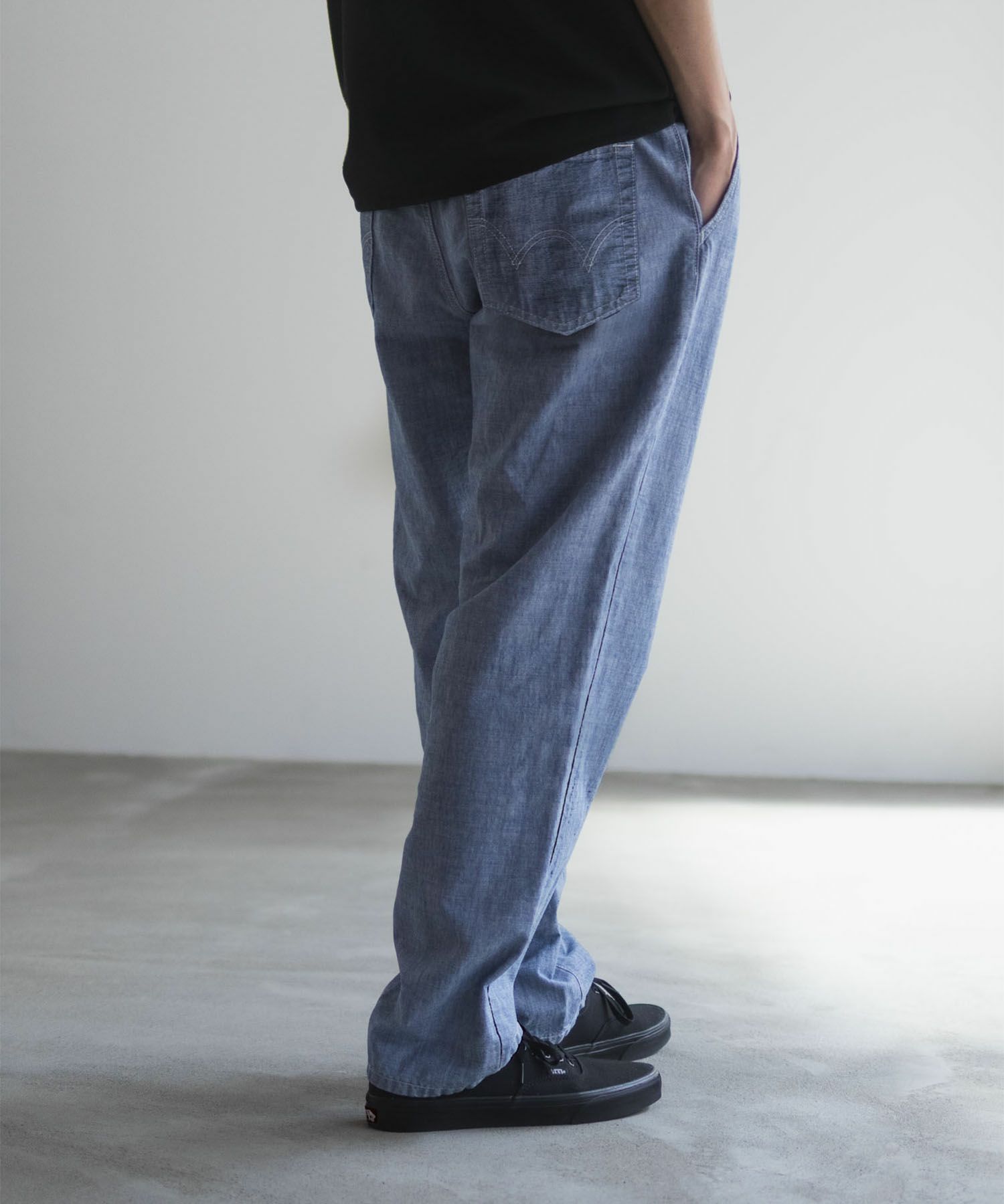 EDWIN  5ポケットデニムイージーパンツ レギュラーストレート メンズ商品サムネイル-4