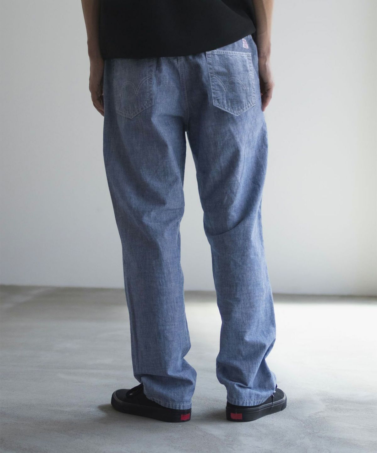 EDWIN 5ポケットデニムイージーパンツ レギュラーストレート メンズ
