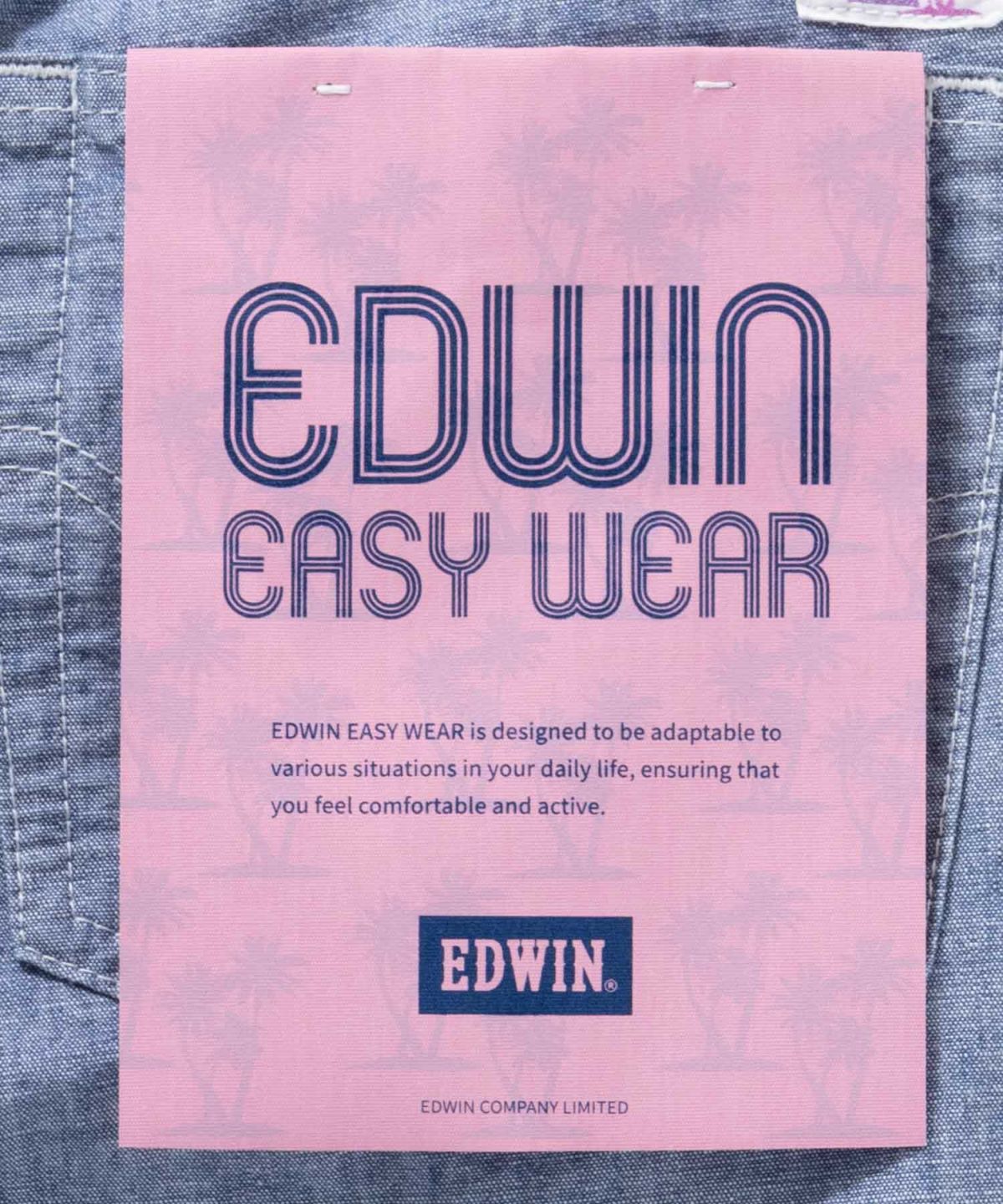 EDWIN 5ポケットデニムイージーパンツ レギュラーストレート メンズ