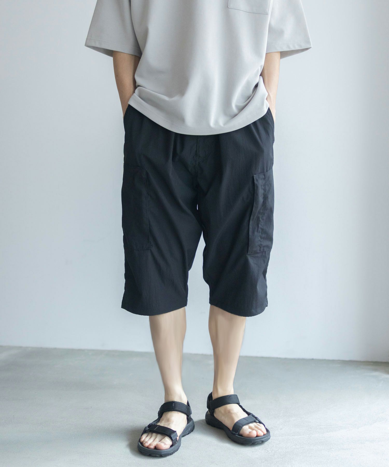 NAVY  7分丈カーゴパンツ メンズ商品画像-1