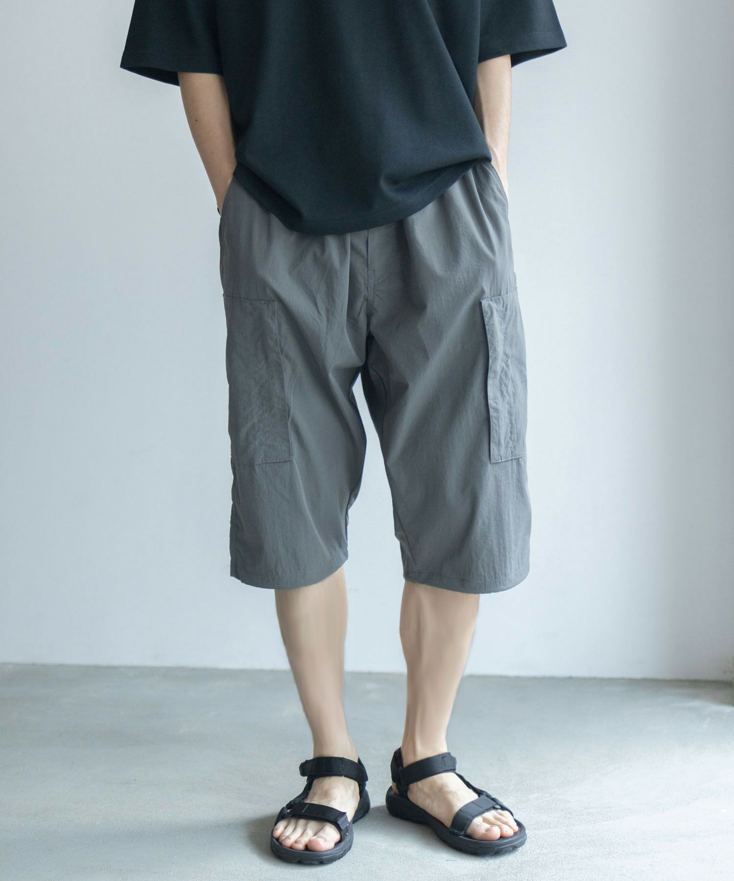 NAVY  7分丈カーゴパンツ メンズ商品画像-2