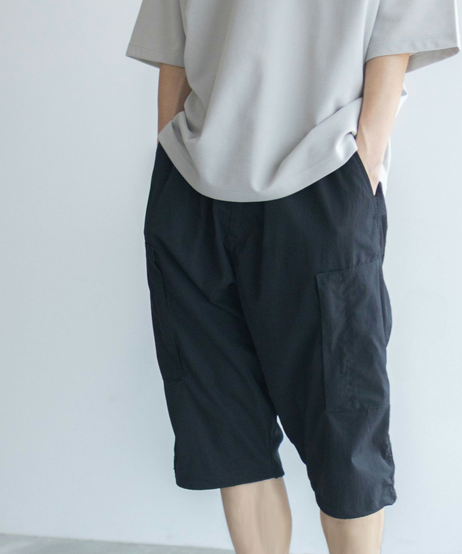NAVY  7分丈カーゴパンツ メンズ商品画像-5