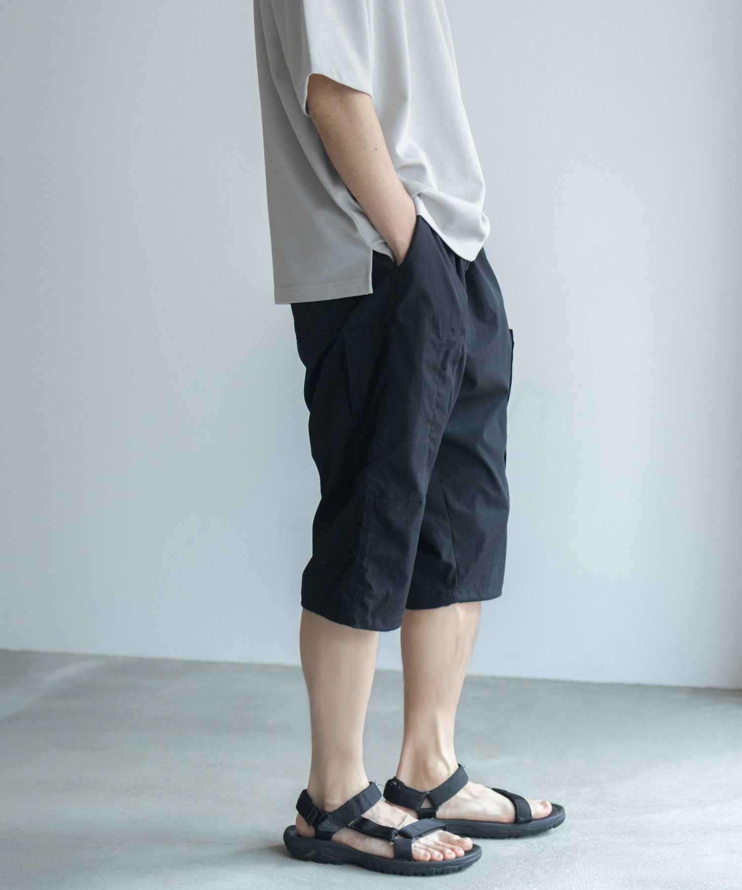 NAVY  7分丈カーゴパンツ メンズ商品画像-6