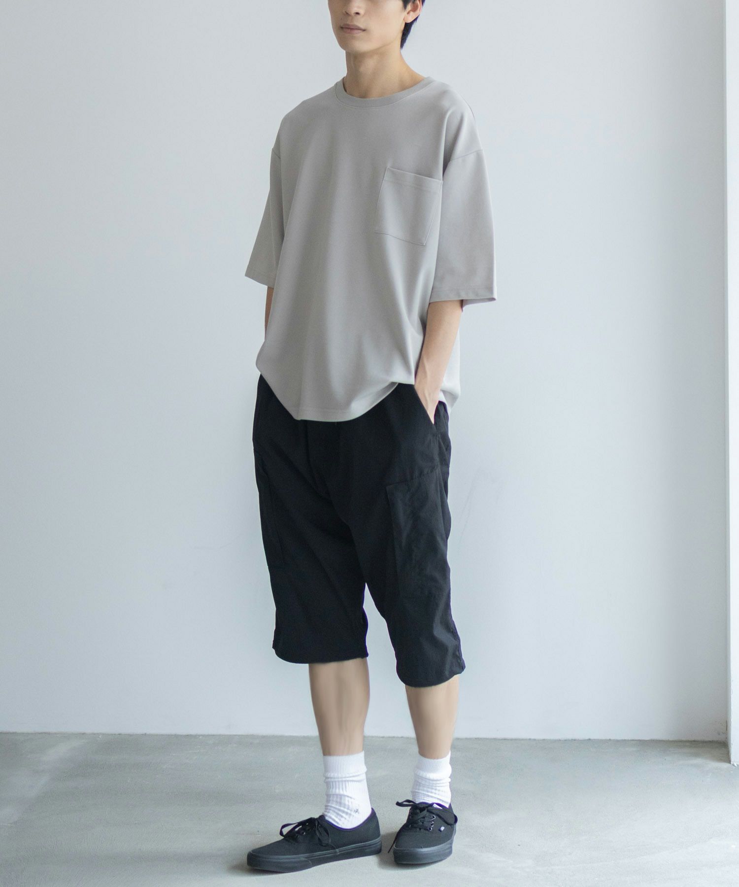 NAVY  7分丈カーゴパンツ メンズ商品画像-8