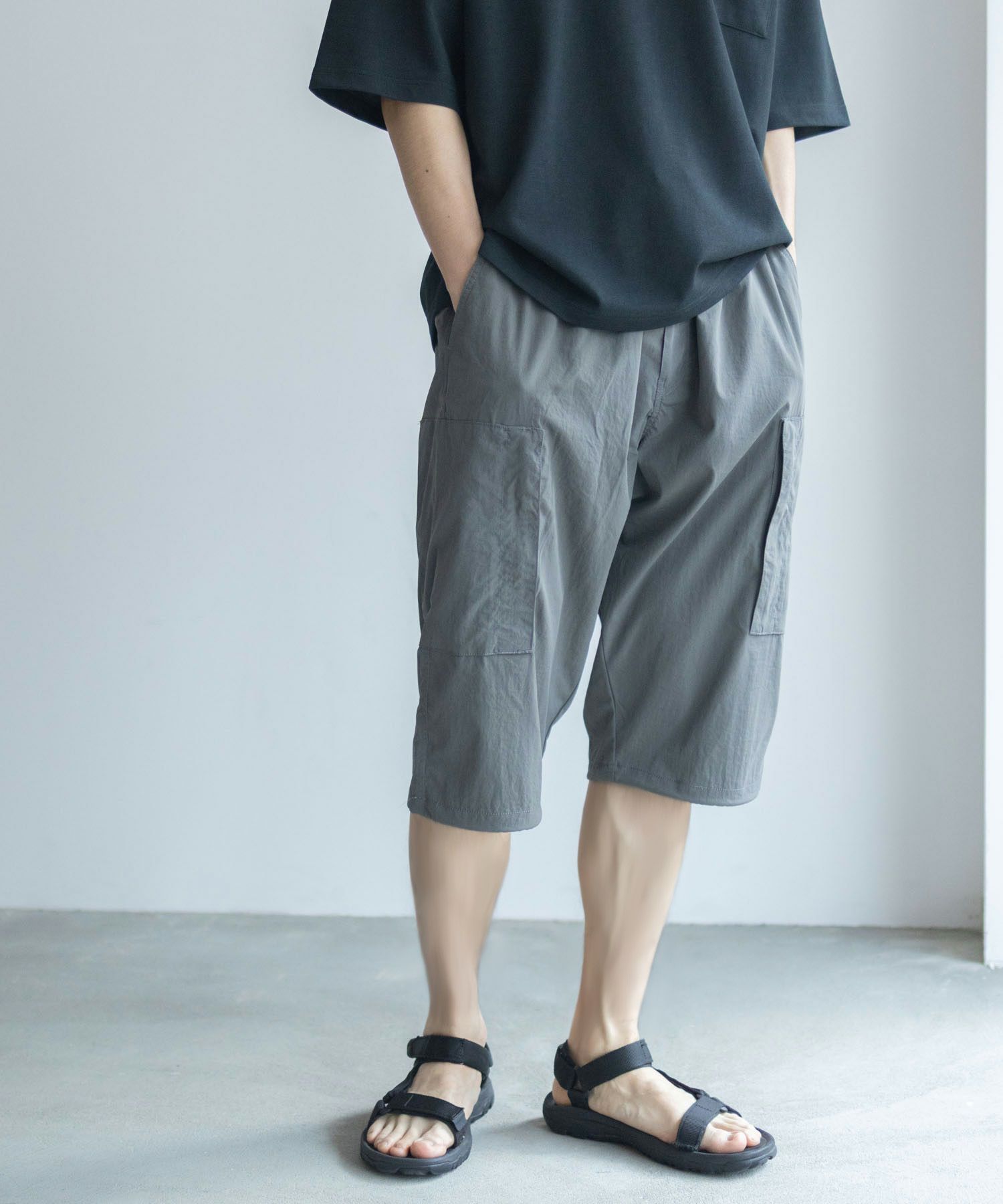 NAVY  7分丈カーゴパンツ メンズ商品画像-11