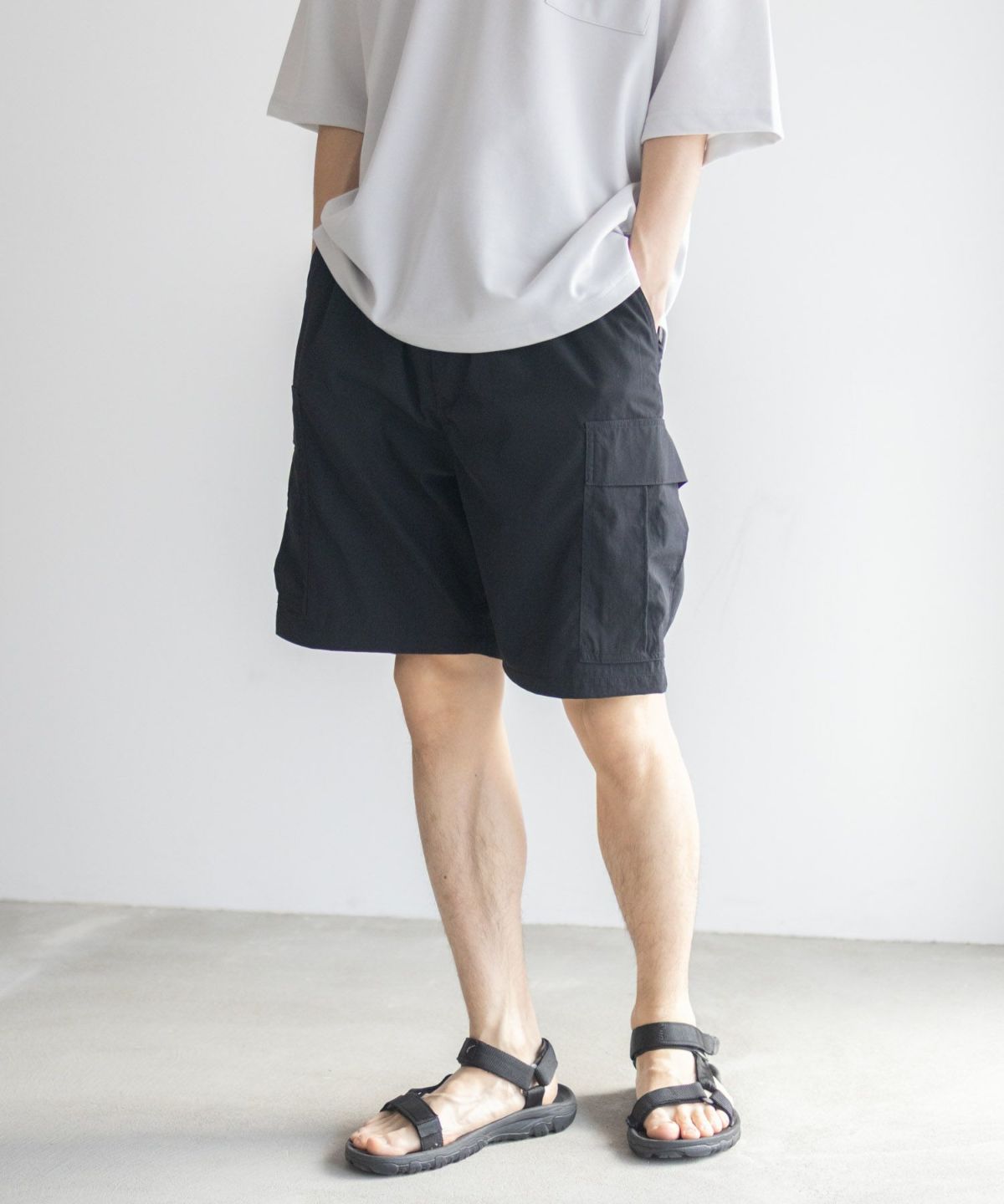 NAVY カーゴショートパンツ メンズ