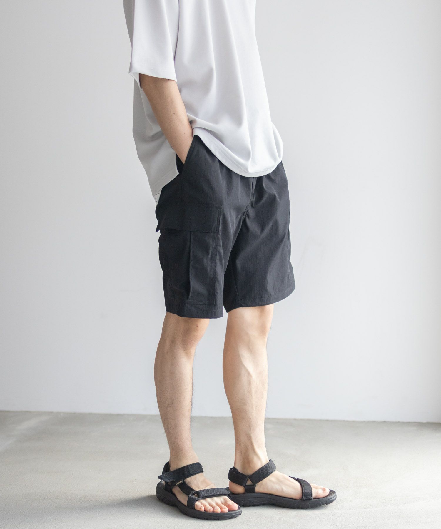 NAVY カーゴショートパンツ メンズ