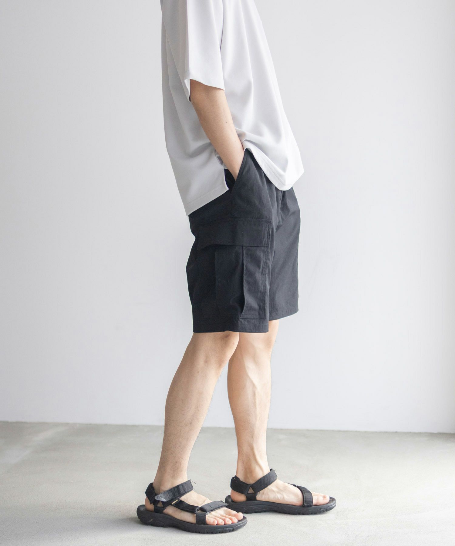 NAVY カーゴショートパンツ メンズ