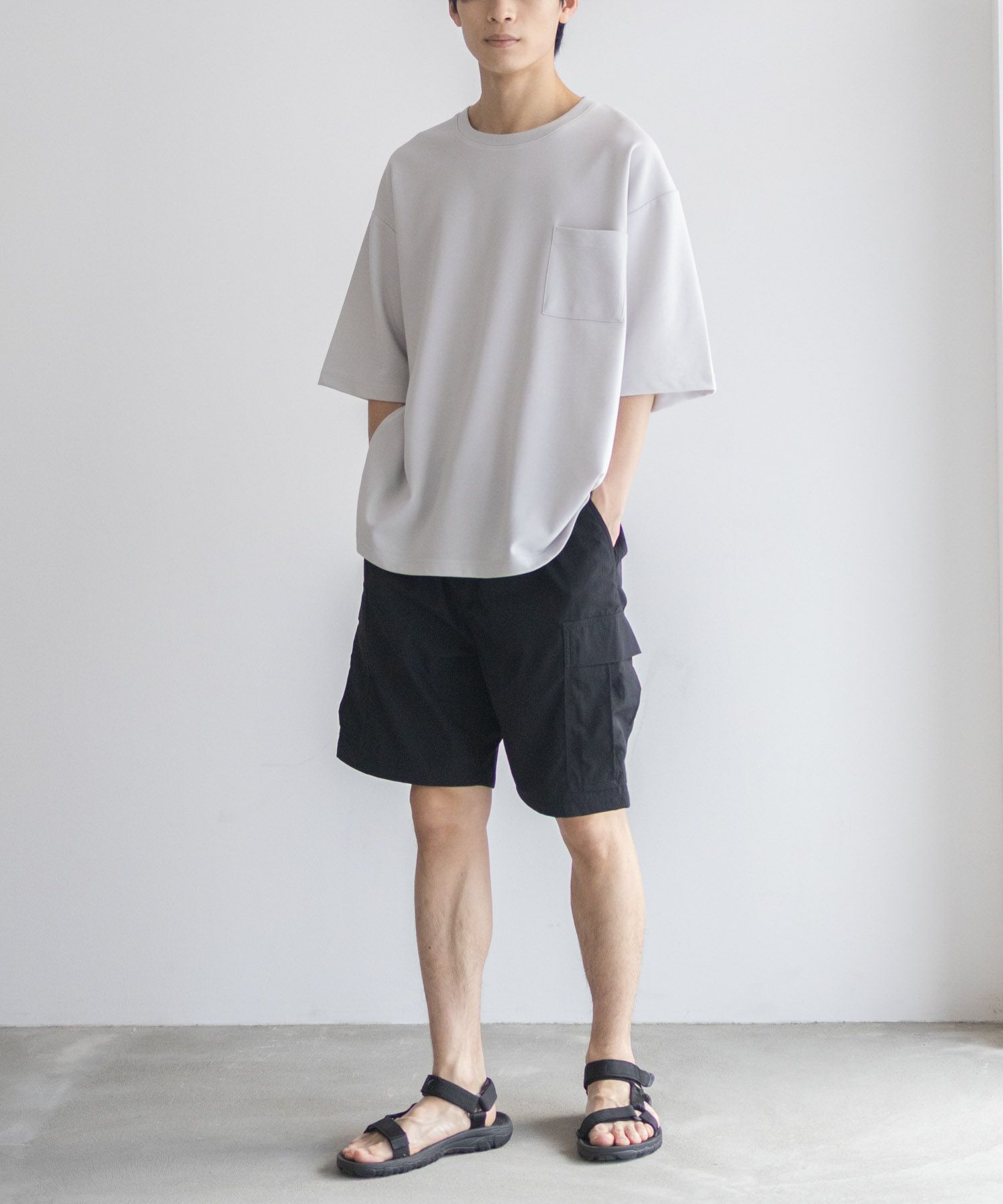 NAVY カーゴショートパンツ メンズ