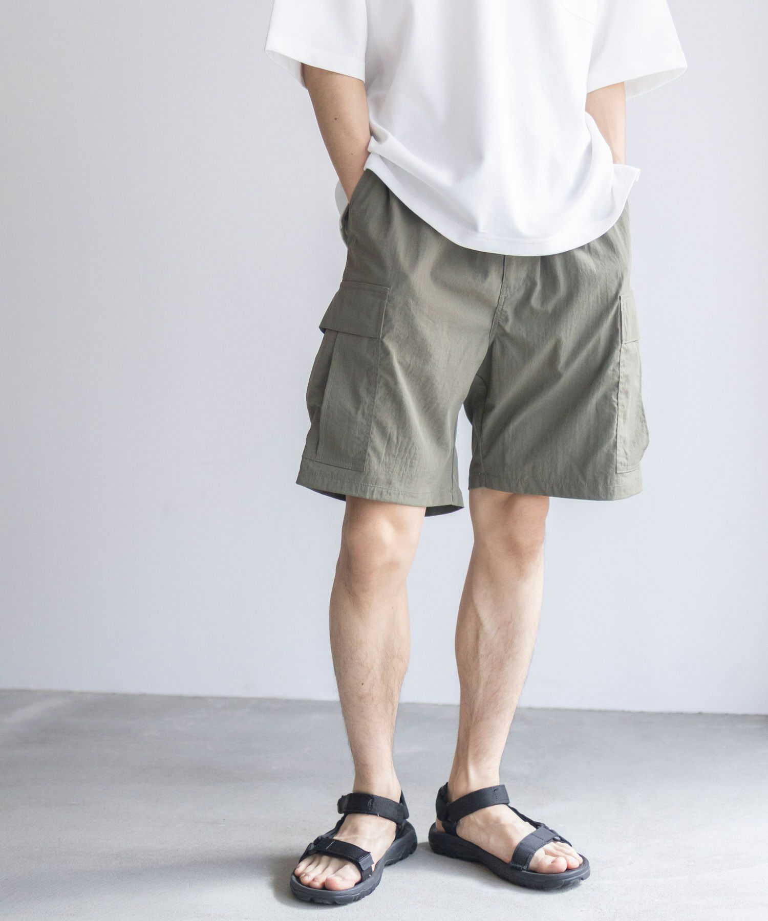 NAVY カーゴショートパンツ メンズ