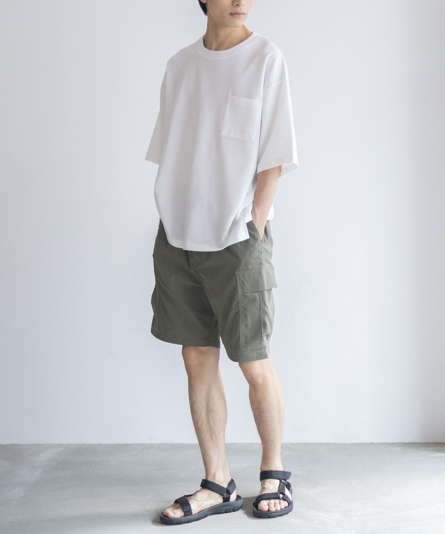 NAVY カーゴショートパンツ メンズ