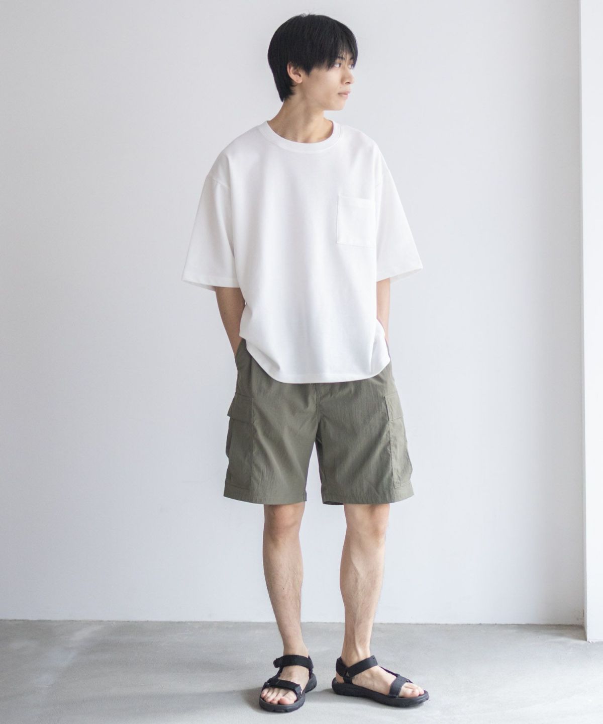 NAVY カーゴショートパンツ メンズ