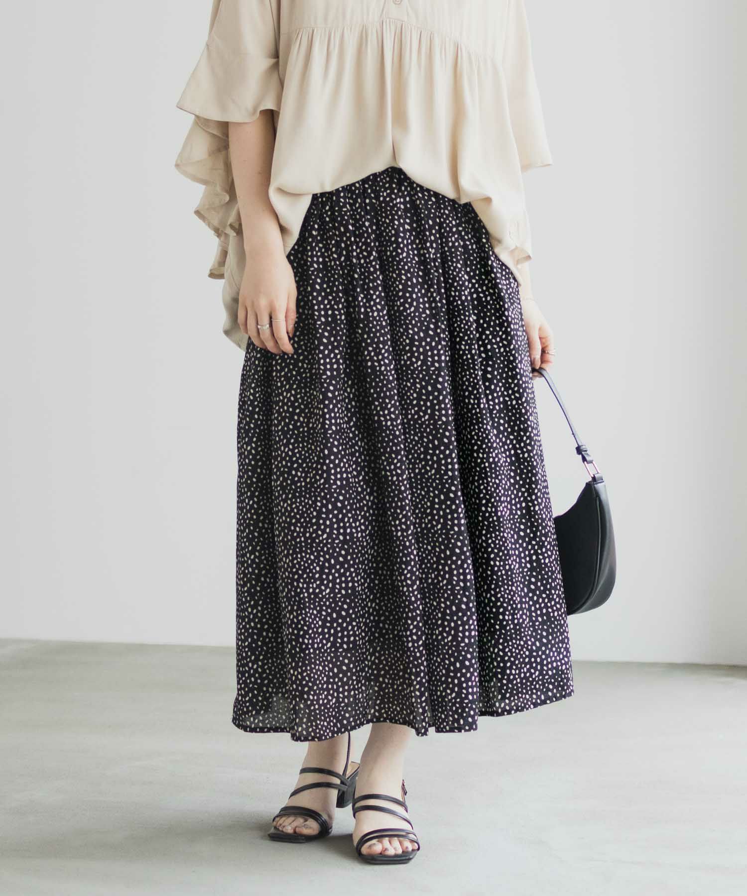 Howdy Marie  インドファブリック 綿ボイル総柄スカート レディース商品サムネイル-21