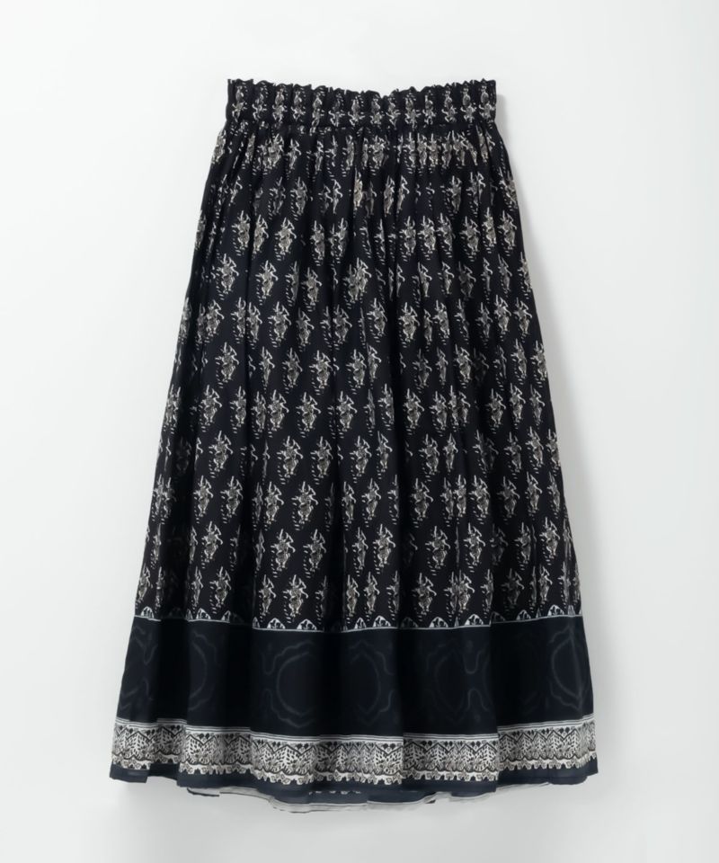 Howdy Marie  インドファブリック 綿ボイル総柄スカート レディース商品画像-23