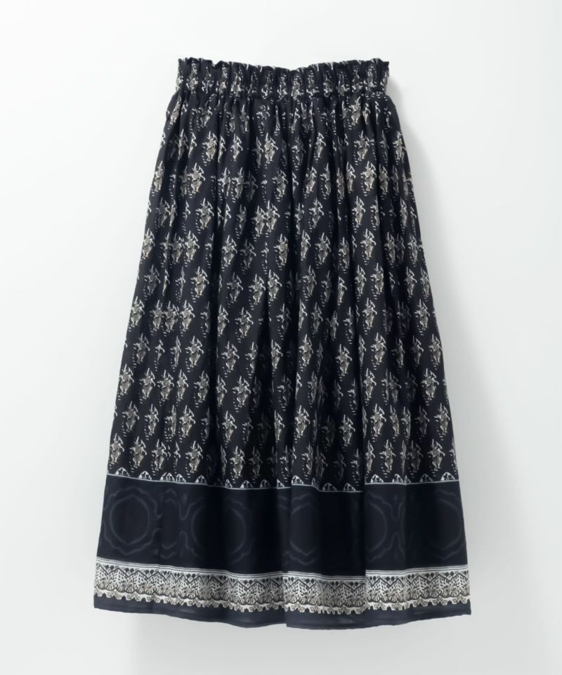 Howdy Marie  インドファブリック 綿ボイル総柄スカート レディース商品画像-24