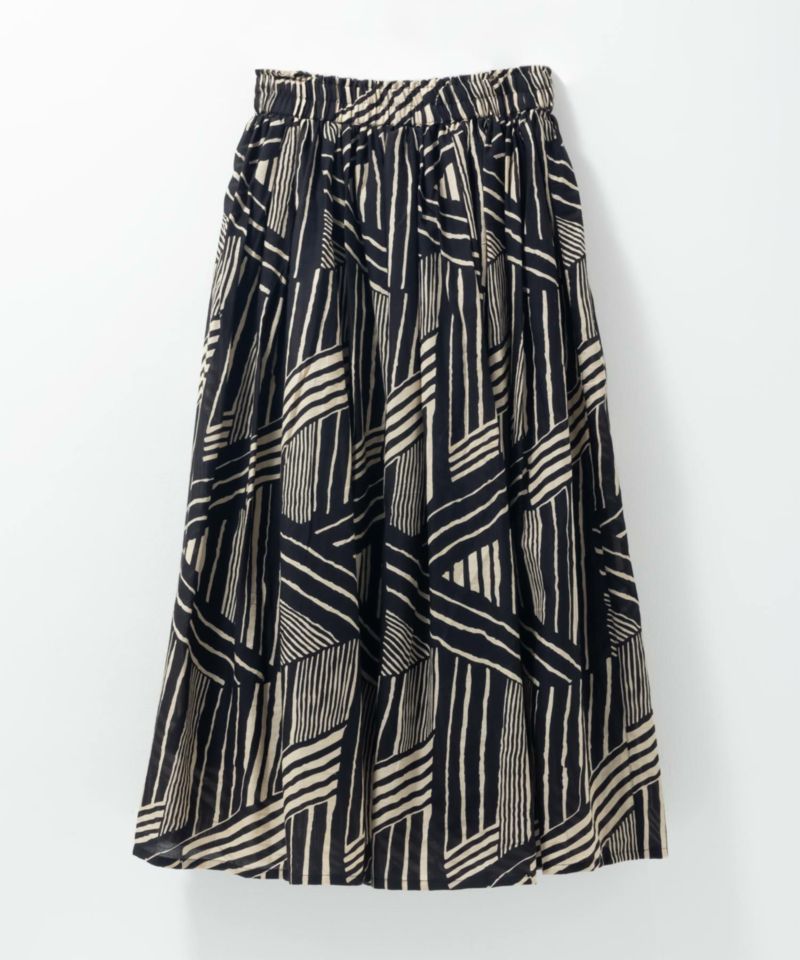 Howdy Marie  インドファブリック 綿ボイル総柄スカート レディース商品画像-28