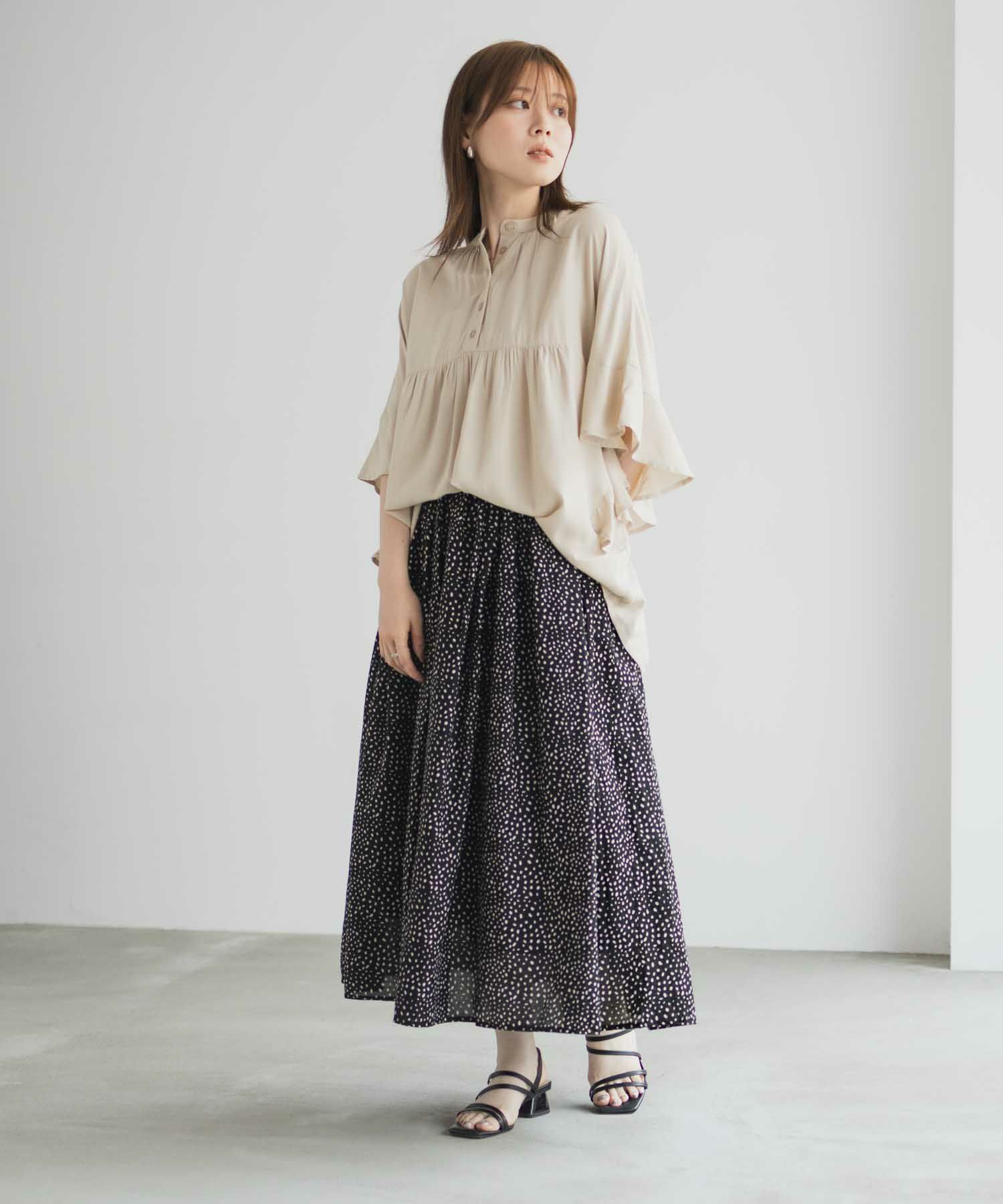 Howdy Marie  インドファブリック 綿ボイル総柄スカート レディース商品サムネイル-37