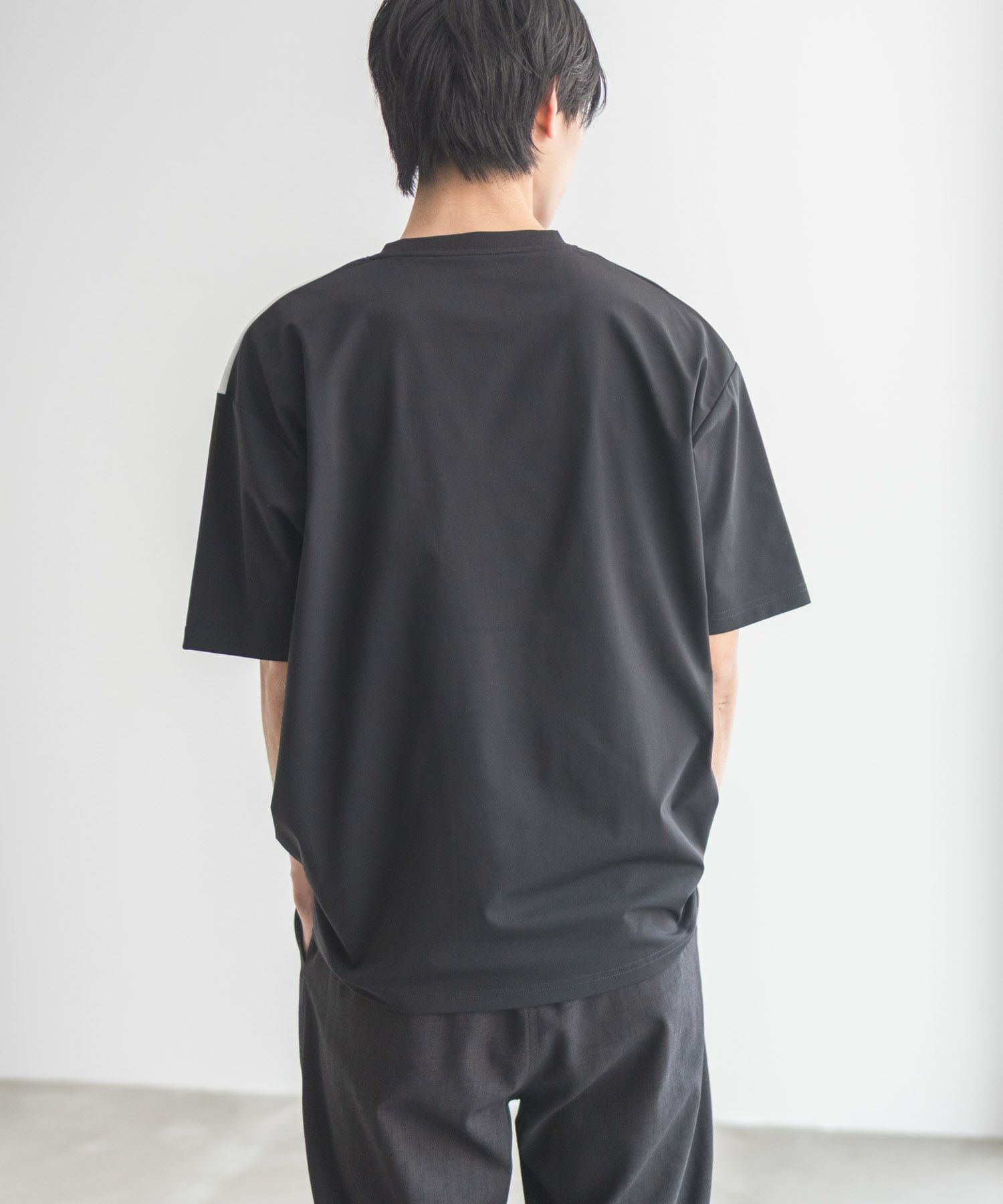 URBAN COLLECTION  AIR Smoosy 切替Tシャツ メンズ メール便 対応商品商品画像-7