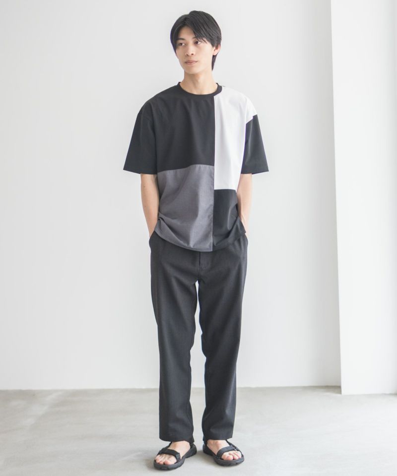 URBAN COLLECTION  AIR Smoosy 切替Tシャツ メンズ メール便 対応商品商品画像-8