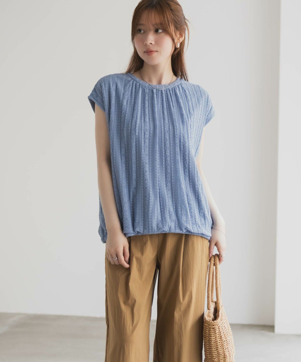 HusHusH レースバルーンフレンチTシャツ レディース ネコポス 対応商品