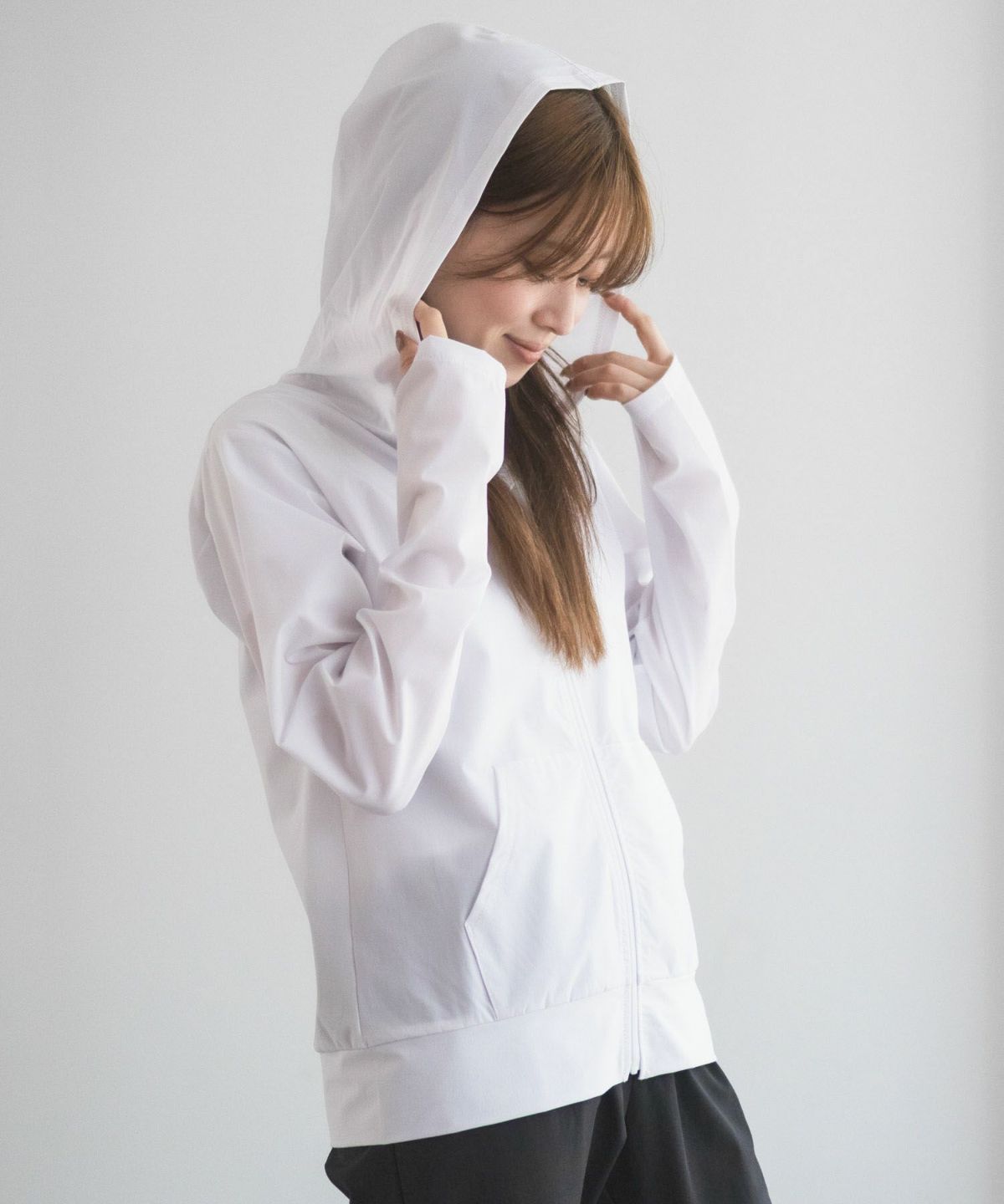 nAvy ラッシュガード ジップパーカー レディース