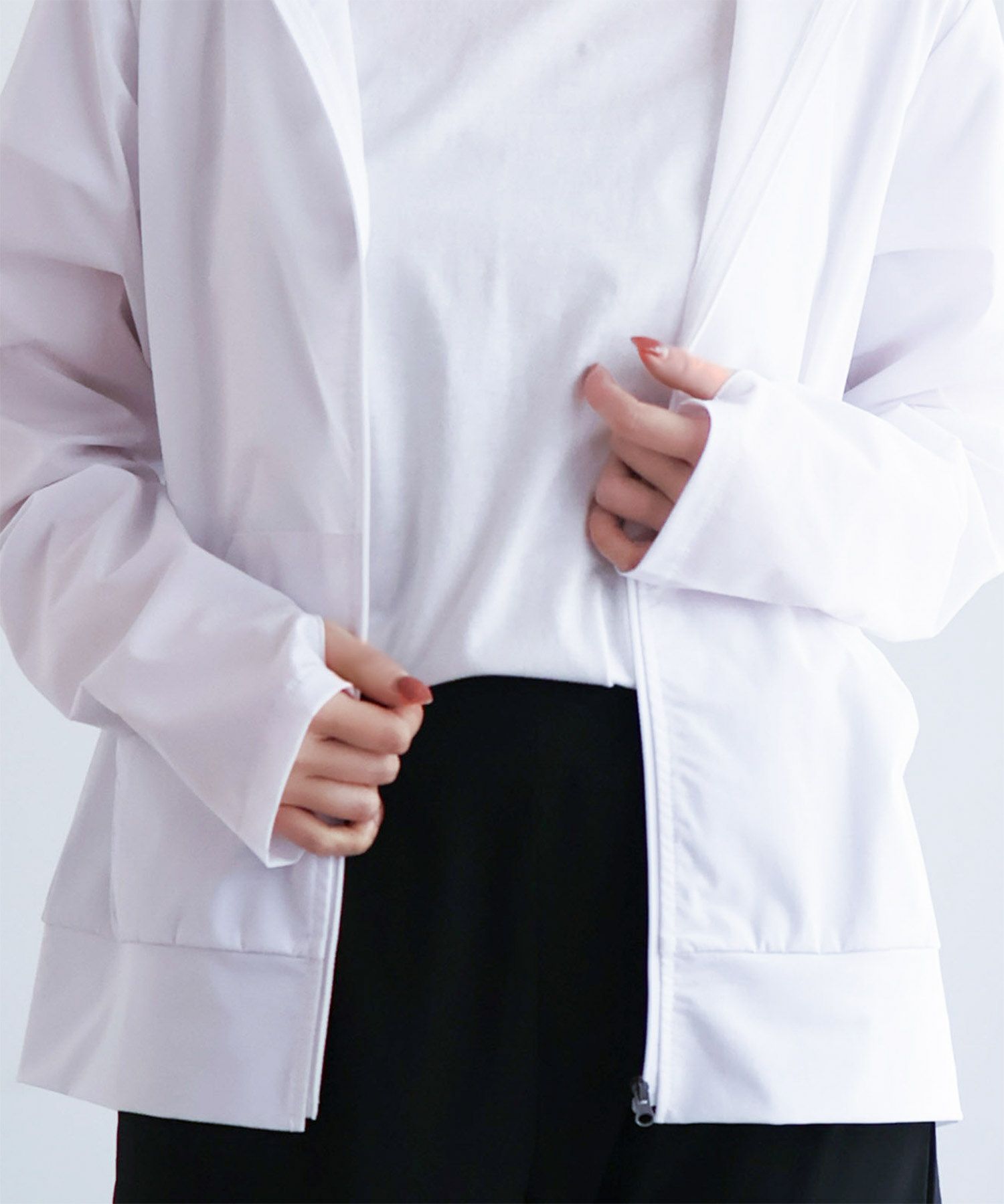 nAvy ラッシュガード ジップパーカー レディース