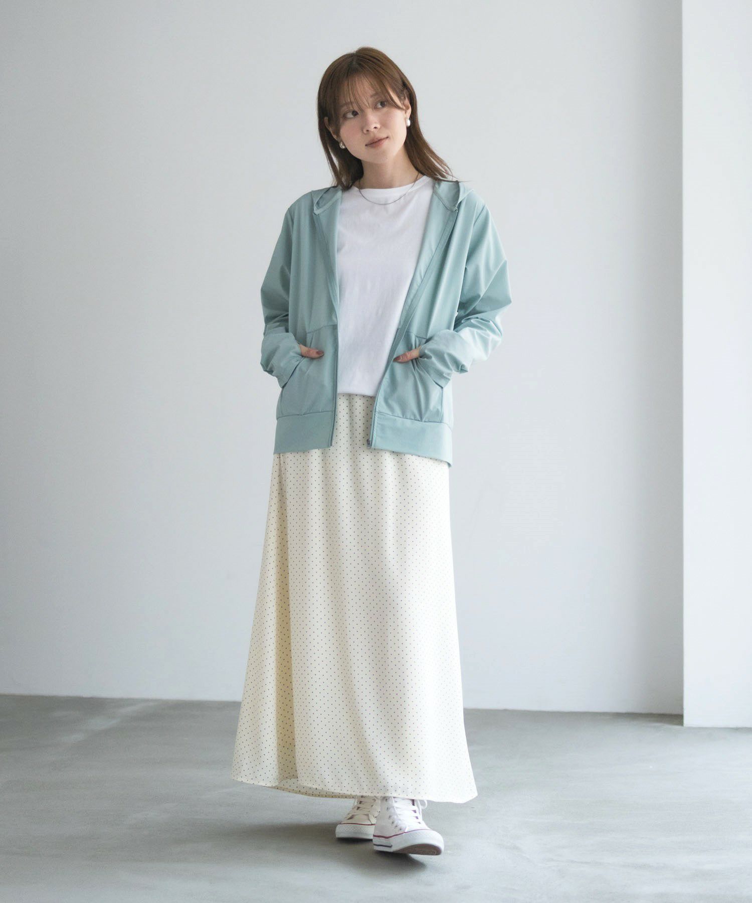 nAvy ラッシュガード ジップパーカー レディース