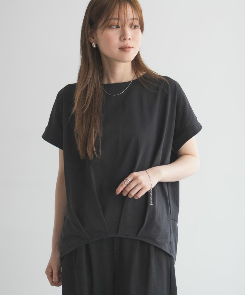 nAvy  SARARI 裾タックプルオーバー レディース メール便 対応商品商品画像-4