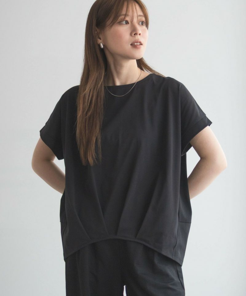 nAvy  SARARI 裾タックプルオーバー レディース メール便 対応商品商品画像-5