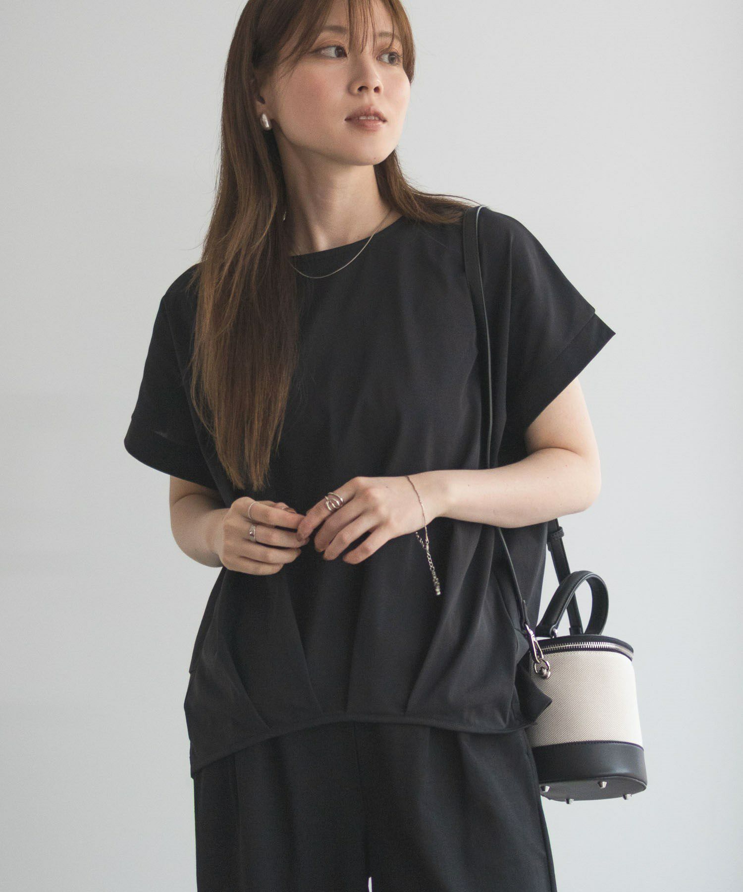 nAvy SARARI 裾タックプルオーバー レディース ネコポス 対応商品