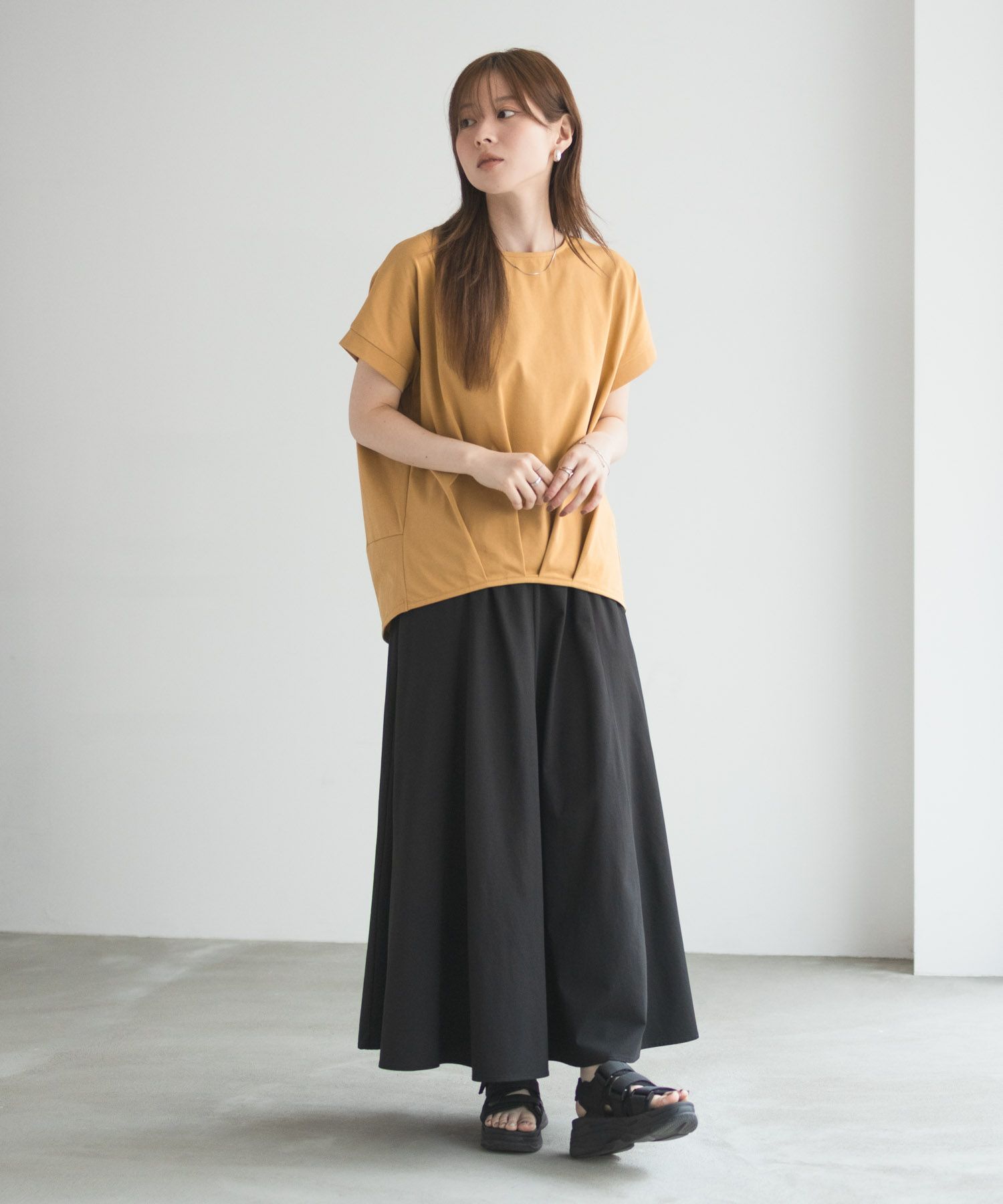 nAvy SARARI 裾タックプルオーバー レディース ネコポス 対応商品