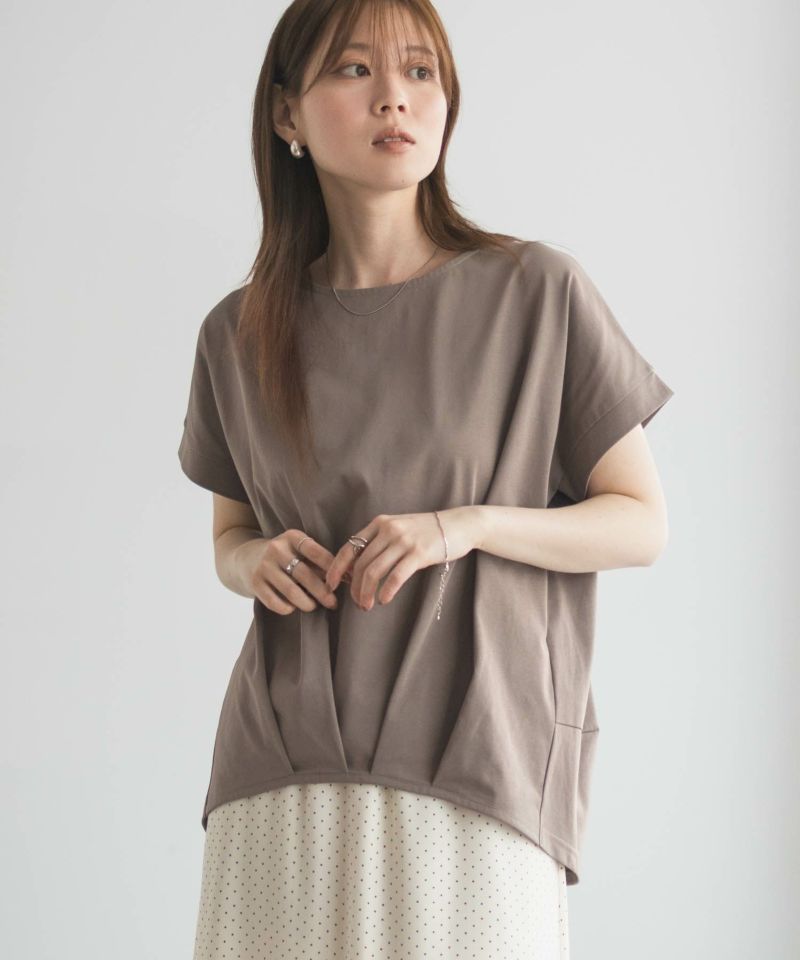 nAvy  SARARI 裾タックプルオーバー レディース メール便 対応商品商品画像-18