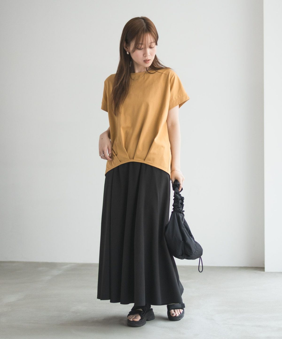 nAvy SARARI 裾タックプルオーバー レディース ネコポス 対応商品