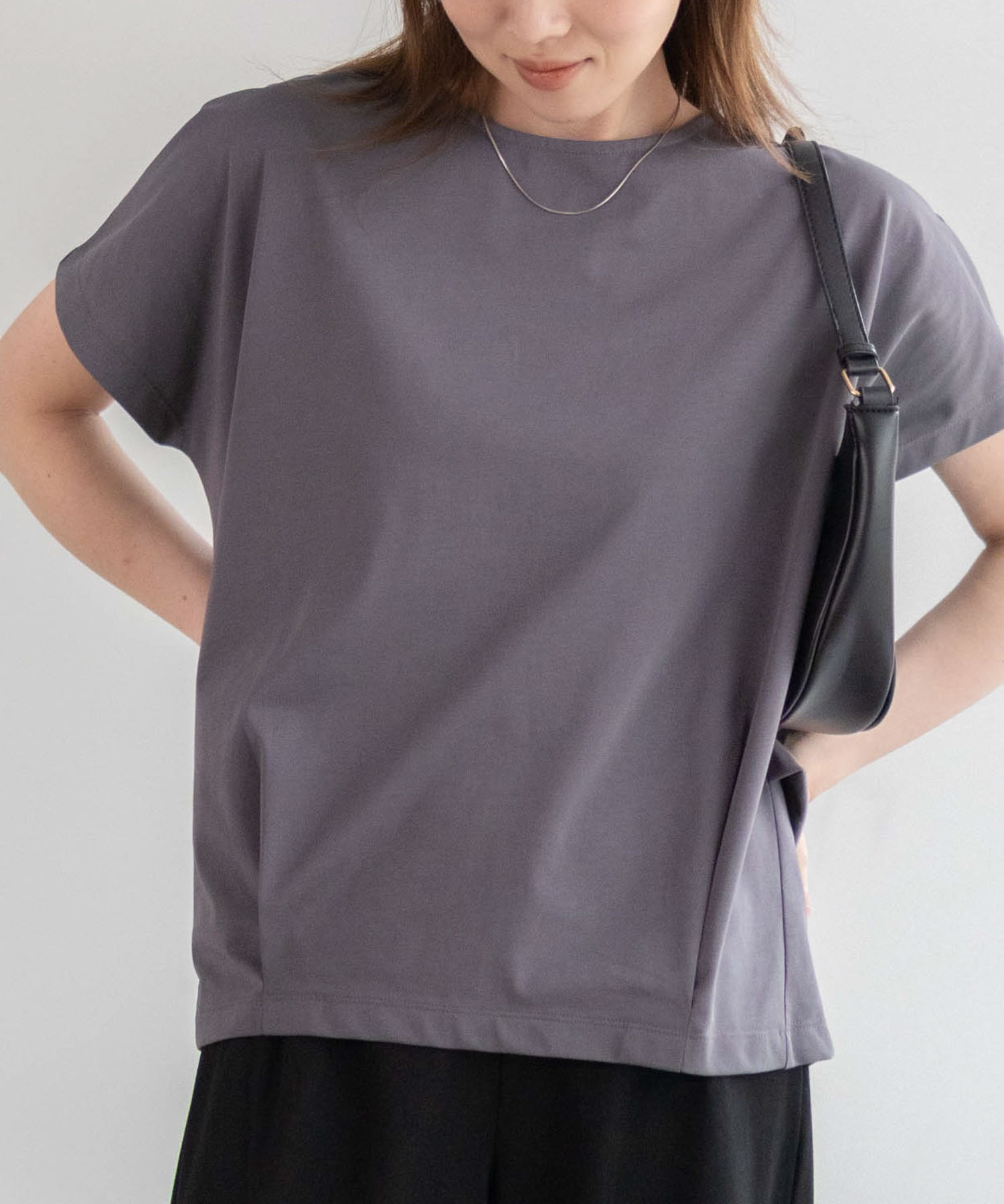 nAvy  SARARI 裾切替プルオーバー レディース メール便 対応商品商品画像-2