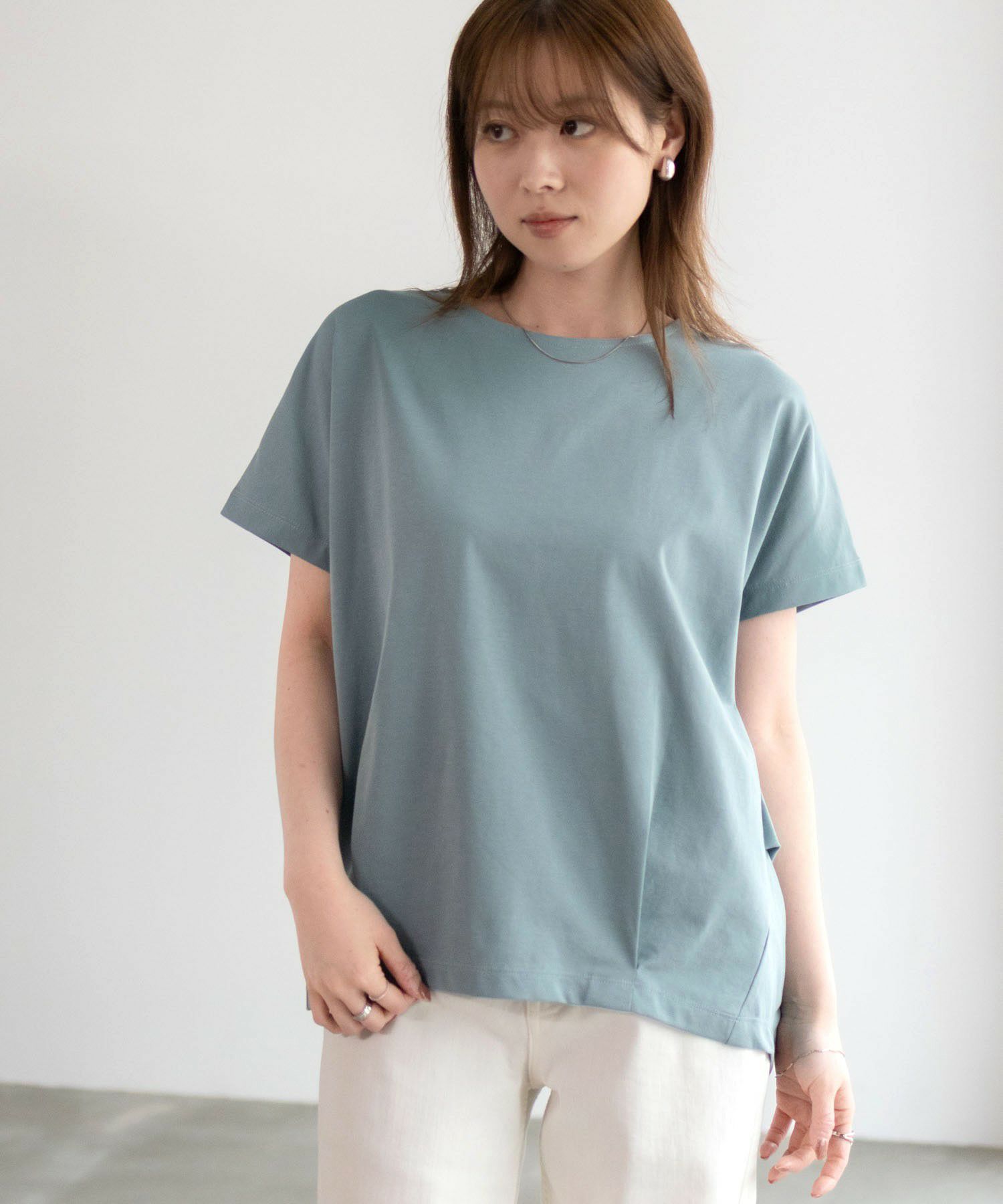 nAvy SARARI 裾切替プルオーバー レディース ネコポス 対応商品