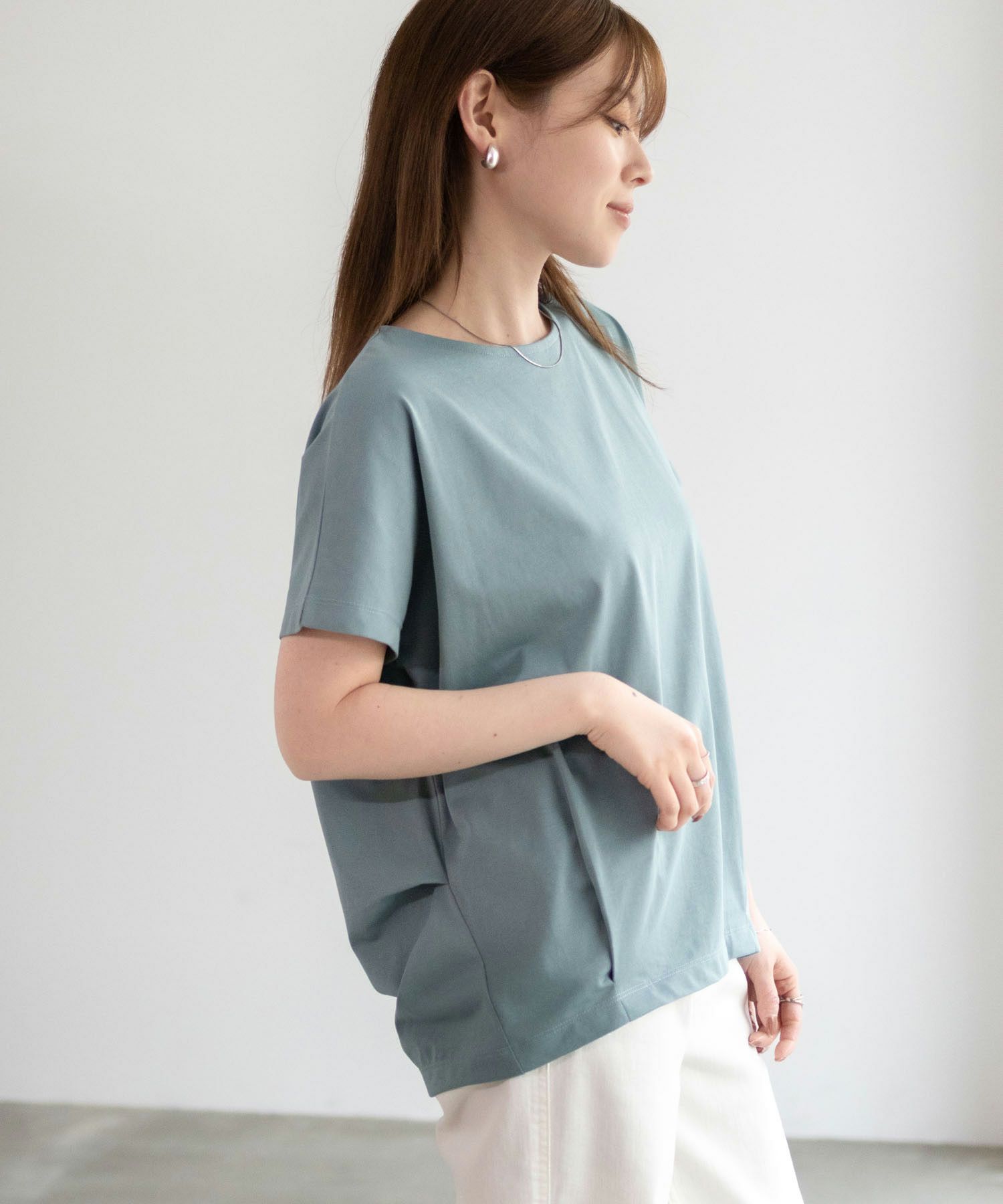 nAvy  SARARI 裾切替プルオーバー レディース メール便 対応商品商品サムネイル-7