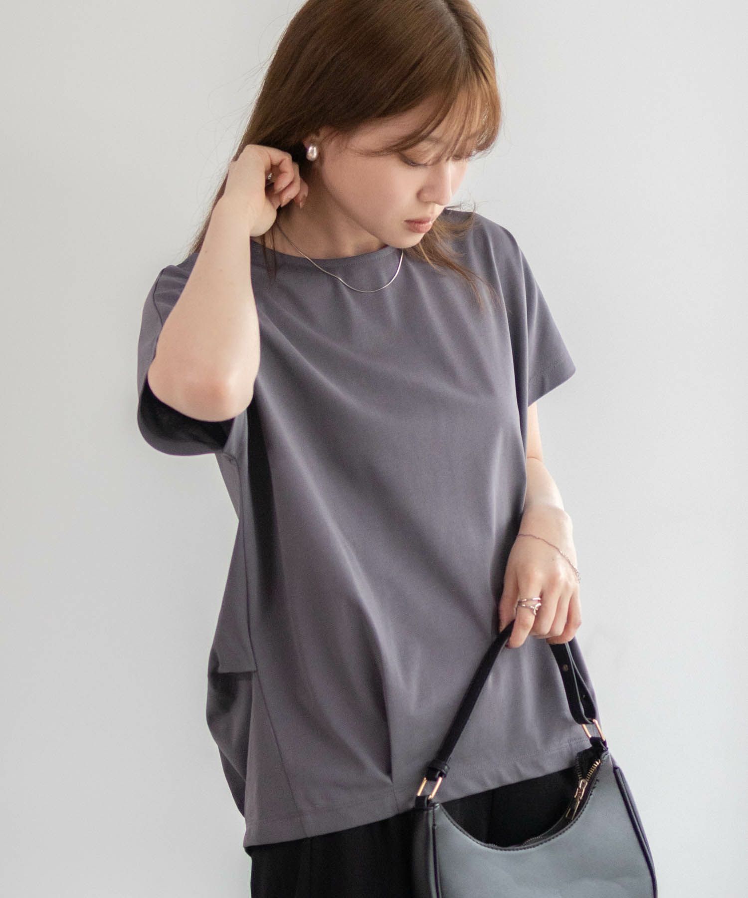 nAvy SARARI 裾切替プルオーバー レディース ネコポス 対応商品