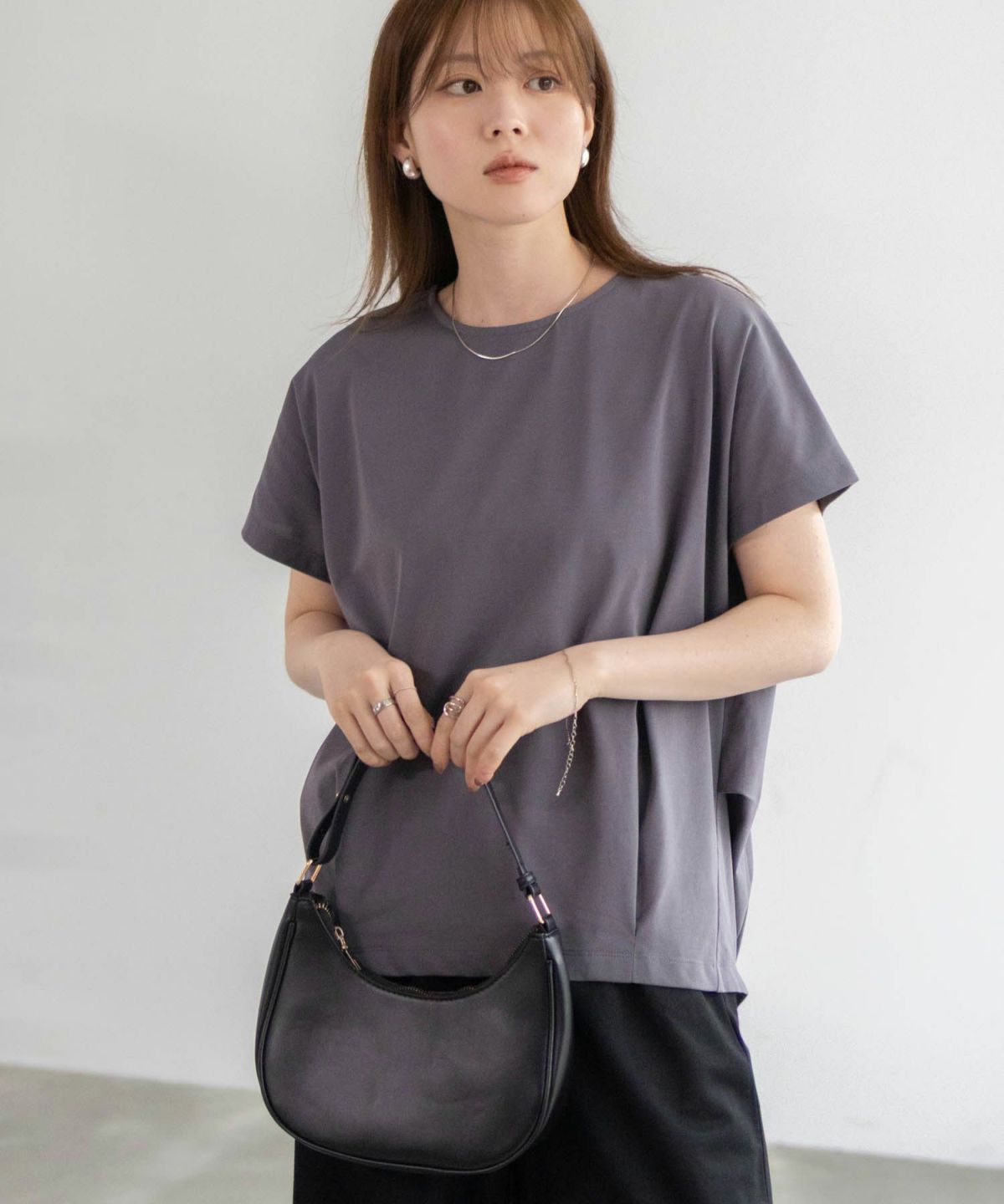 nAvy SARARI 裾切替プルオーバー レディース ネコポス 対応商品