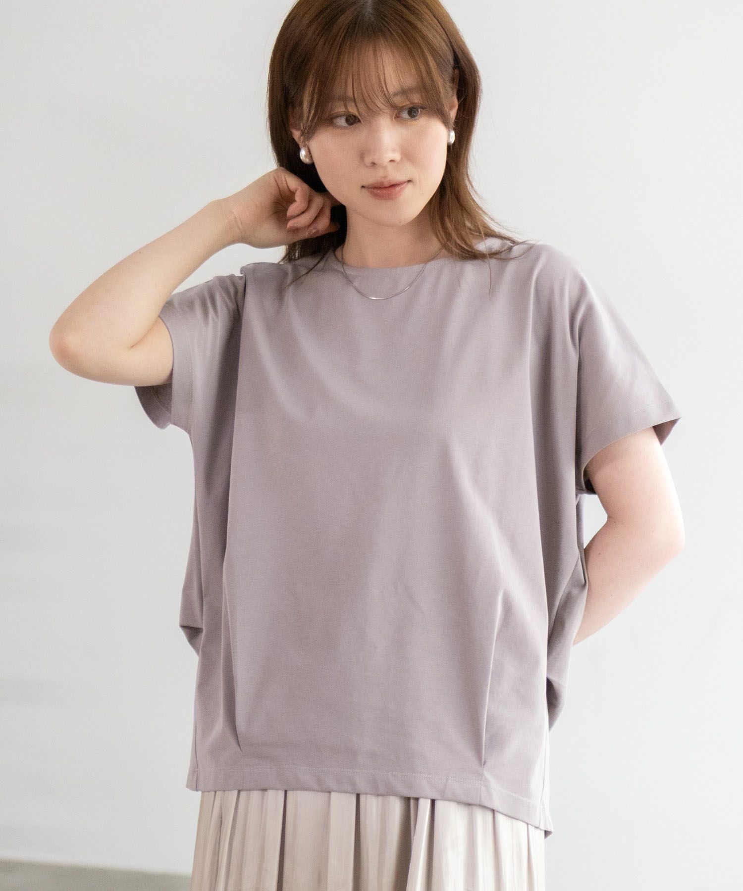 nAvy SARARI 裾切替プルオーバー レディース ネコポス 対応商品