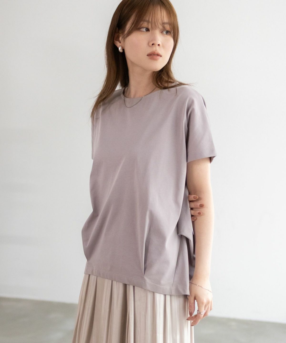 nAvy SARARI 裾切替プルオーバー レディース ネコポス 対応商品