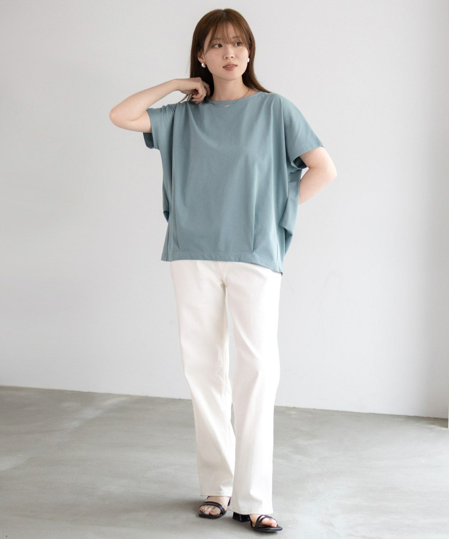 nAvy  SARARI 裾切替プルオーバー レディース メール便 対応商品商品画像-30