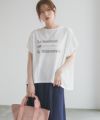 HusHusH  パール使いプリントドルマンTシャツ レディース メール便 対応商品商品サムネイル-6