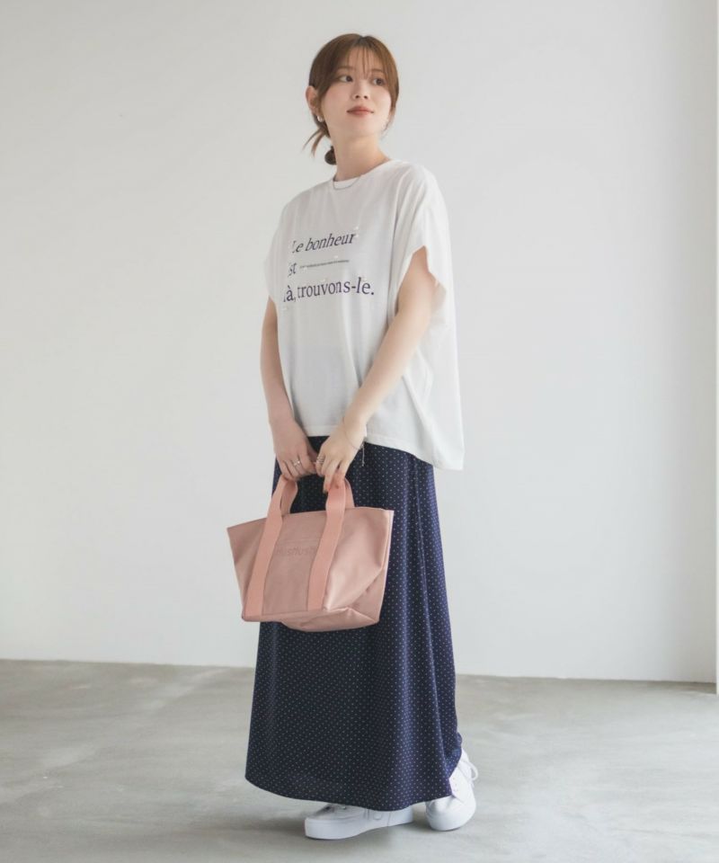 HusHusH  パール使いプリントドルマンTシャツ レディース メール便 対応商品商品画像-11