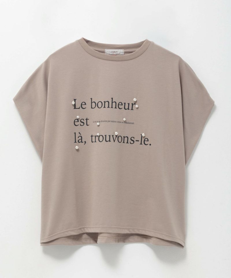 HusHusH  パール使いプリントドルマンTシャツ レディース メール便 対応商品商品画像-28